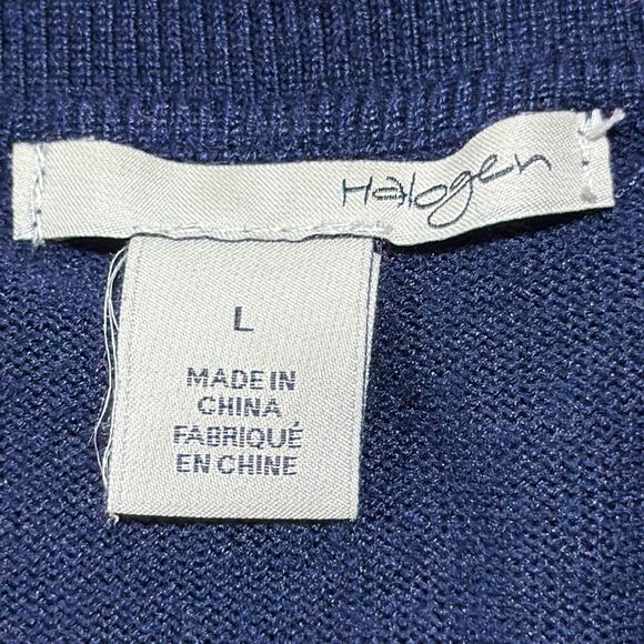 Halogen Deep Knit Cardigan Sweater - Picture 3 of 4